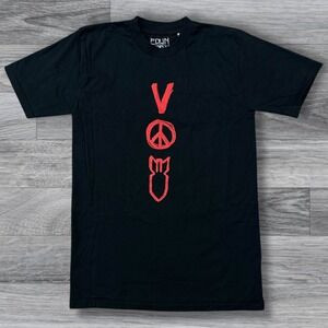 Vtg U2 Vertigo Tour T Shirt Mens Medium Black 2005 Edun Live Concert Rock Tee